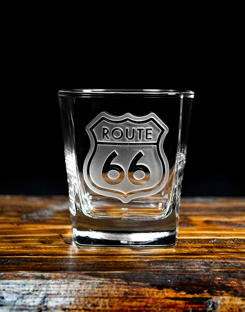 Square Rock Glass : Route 66