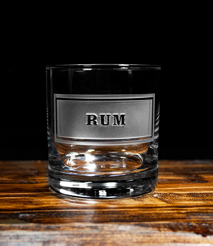 Round Rock Glass : Rum Emblem