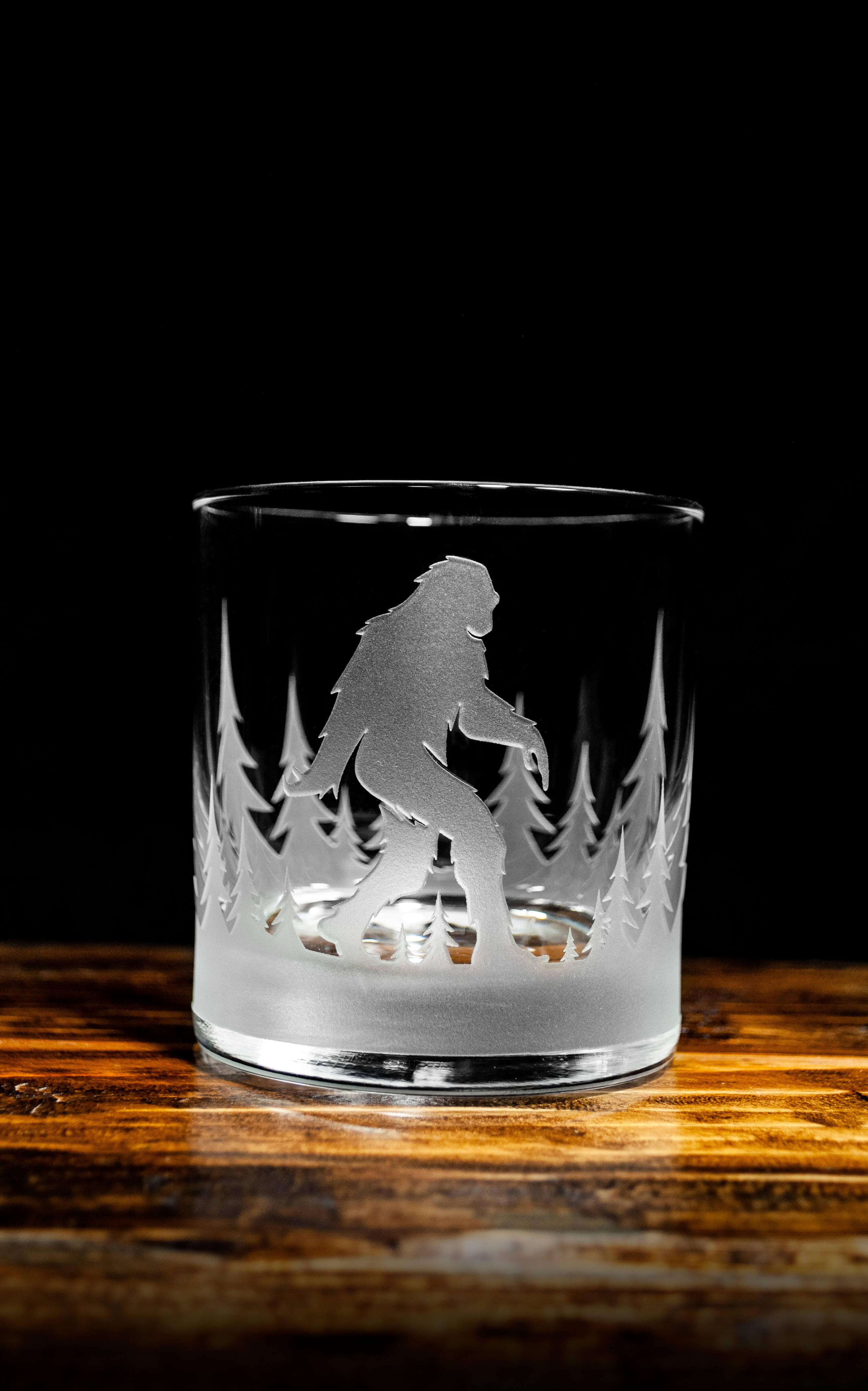 Round Rock Glass : Sasquatch in Trees