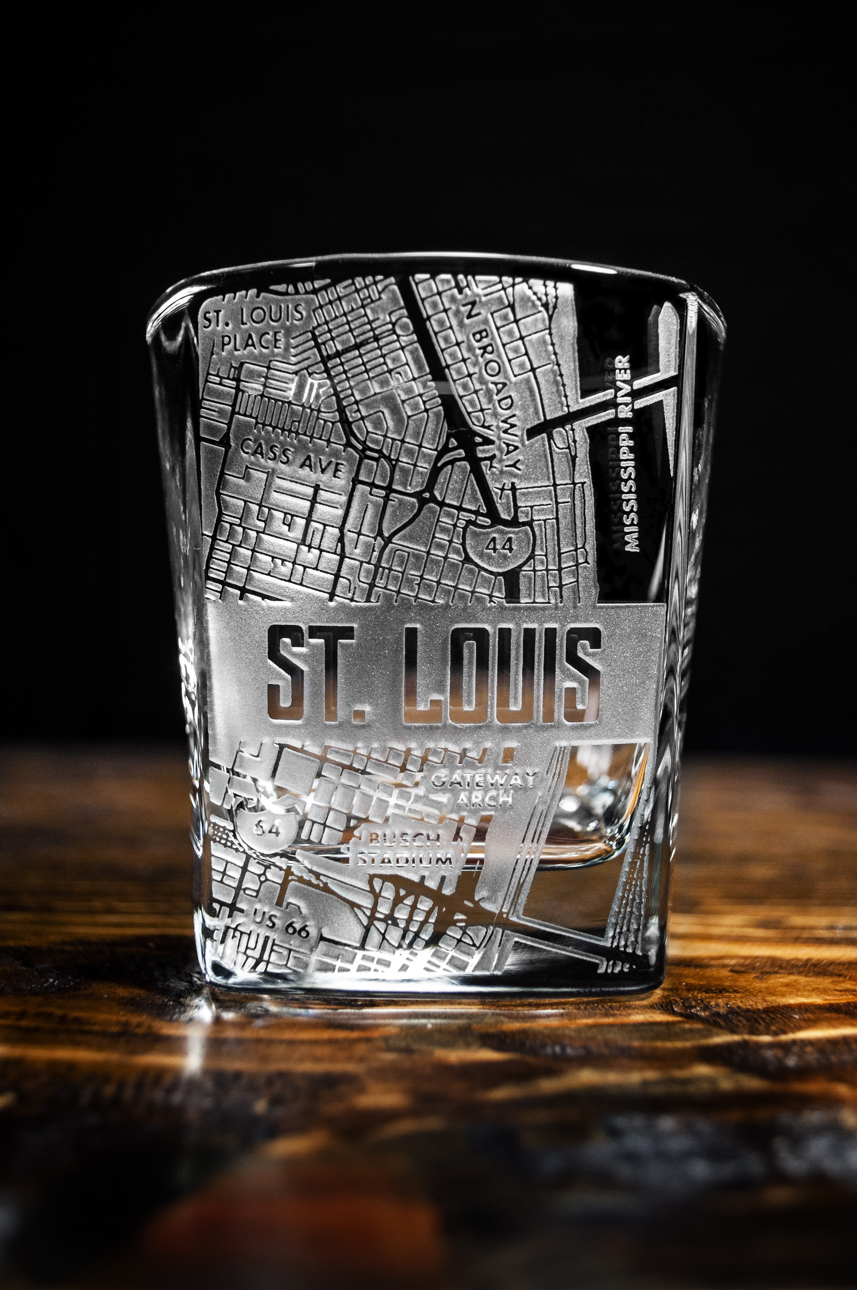 St. Louis Map Square Rocks