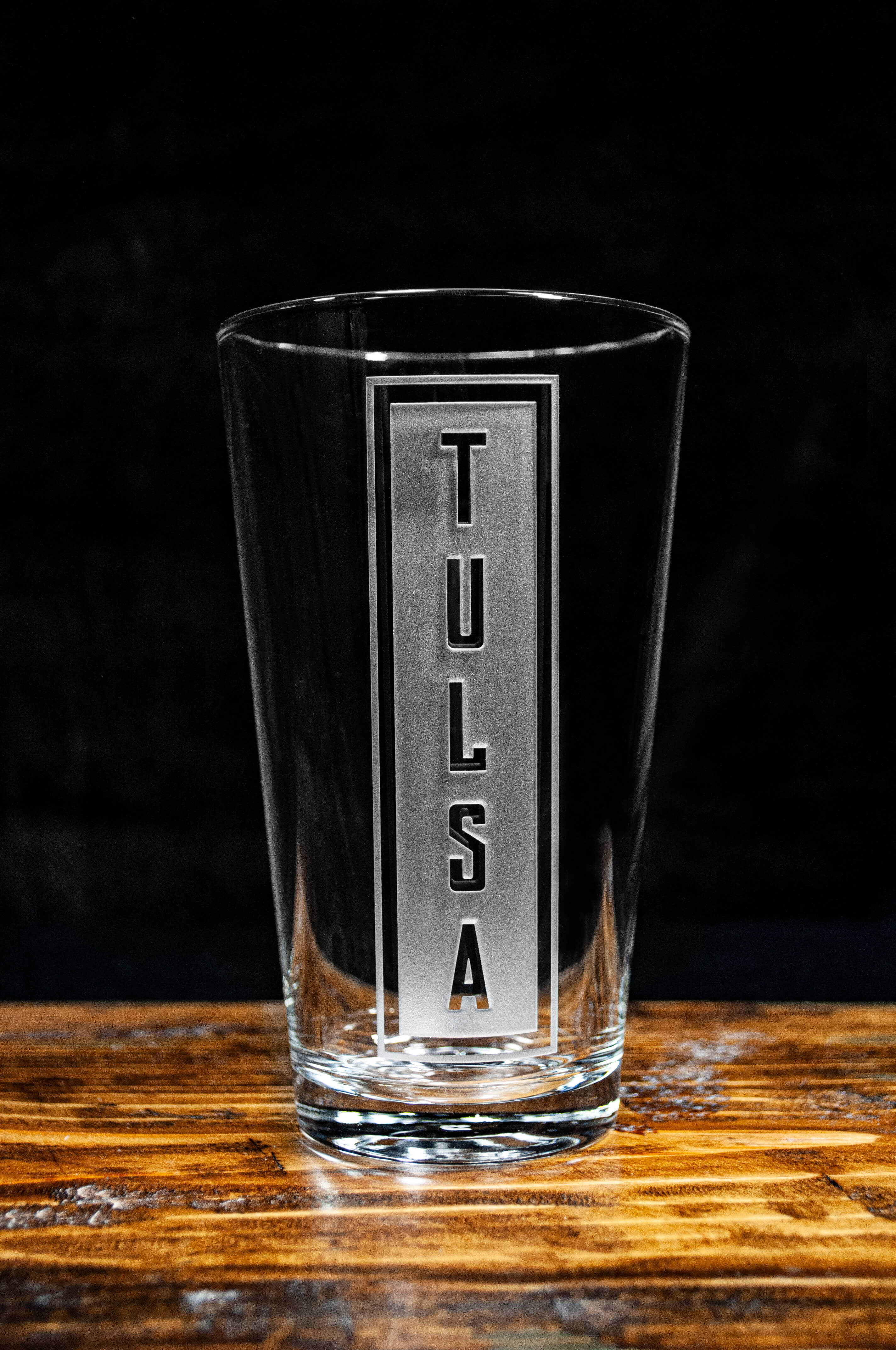 Pint : Tulsa Vertical Print