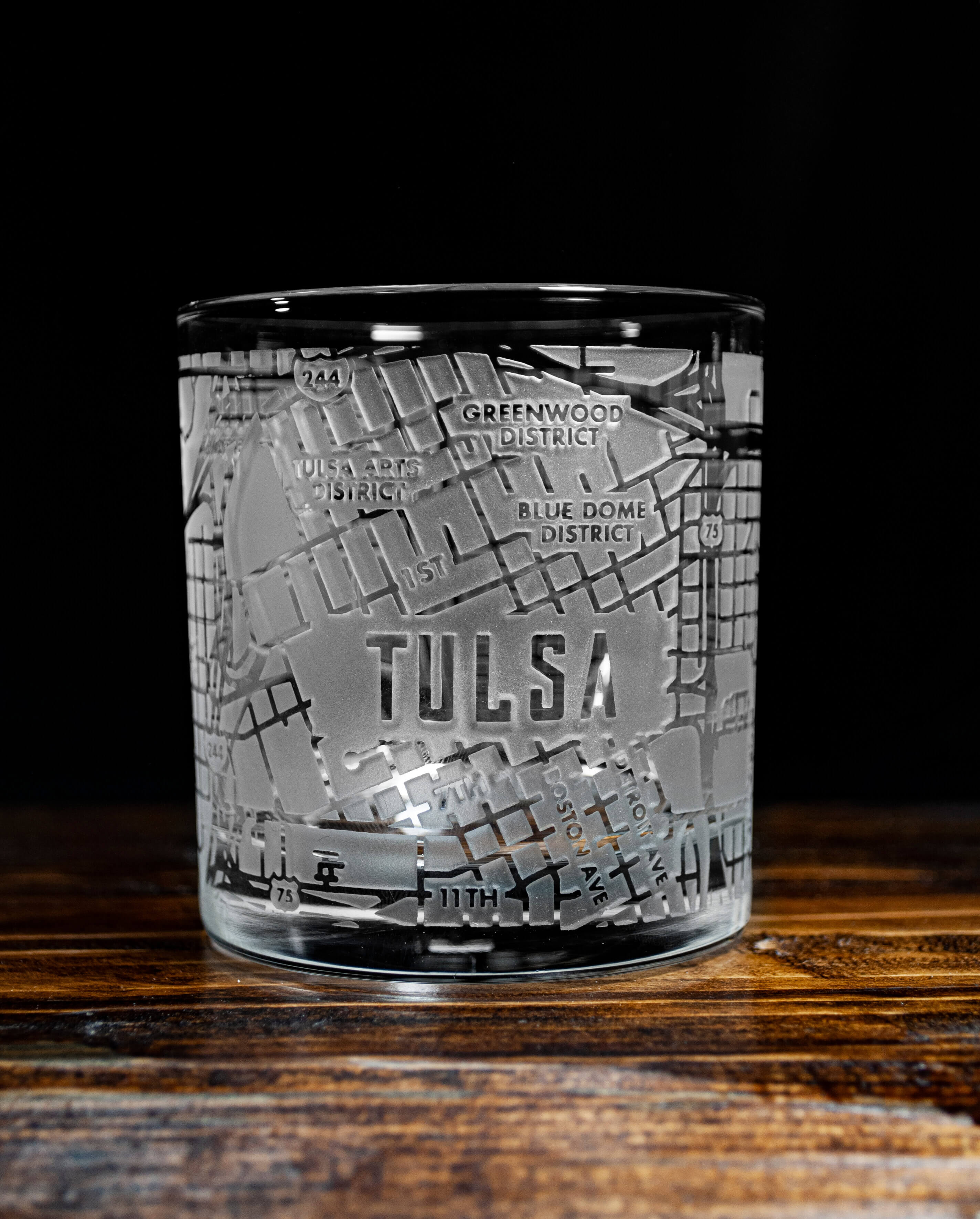 Round Rock Glass : Tulsa Map